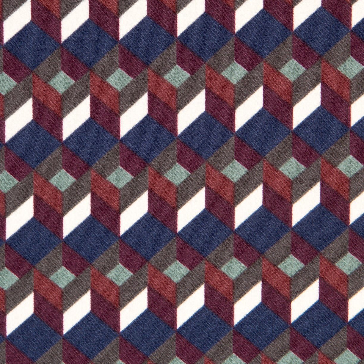 Crêpe Géométrique Vert - Ribes y Casals