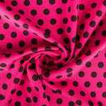 Crêpe Pois Sur Fond Fuschia - Ribes y Casals
