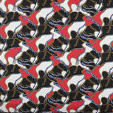 Crêpe Hermès Noir Rouge - Ribes y Casals