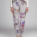 Crêpe Viscose Hibiscus Lavande - Ribes y Casals