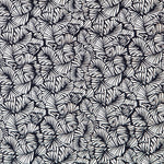 Crêpe Feuilles Blanc Noir - Ribes y Casals