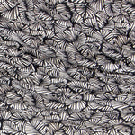 Crêpe Feuilles Blanc Noir - Ribes y Casals