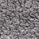 Crêpe Feuilles Blanc Noir - Ribes y Casals