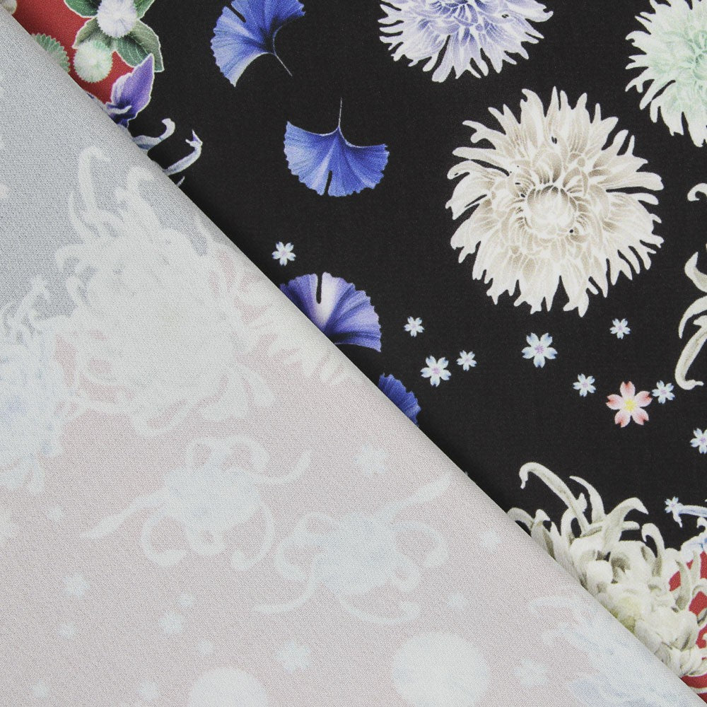 Crêpe Kimono Noir - Ribes y Casals