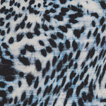 Crêpe Léopard Bleu  Tie-Dye - Ribes y Casals