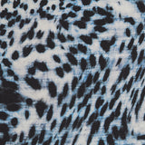 Crêpe Léopard Bleu  Tie-Dye - Ribes y Casals