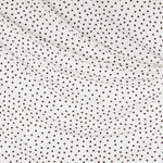 Crepe à Pois Marron 7mm Écru - Ribes y Casals