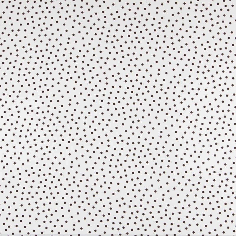 Crepe à Pois Marron 7mm Écru - Ribes y Casals