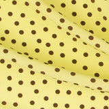 Crepe à Pois Marron 7mm Vert - Ribes y Casals