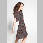 Crepe Marrocain Azteque Brique - Ribes y Casals