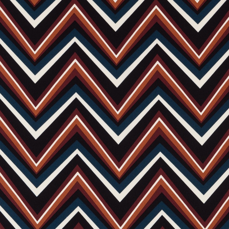 Crepe Marrocain Azteque Brique - Ribes y Casals