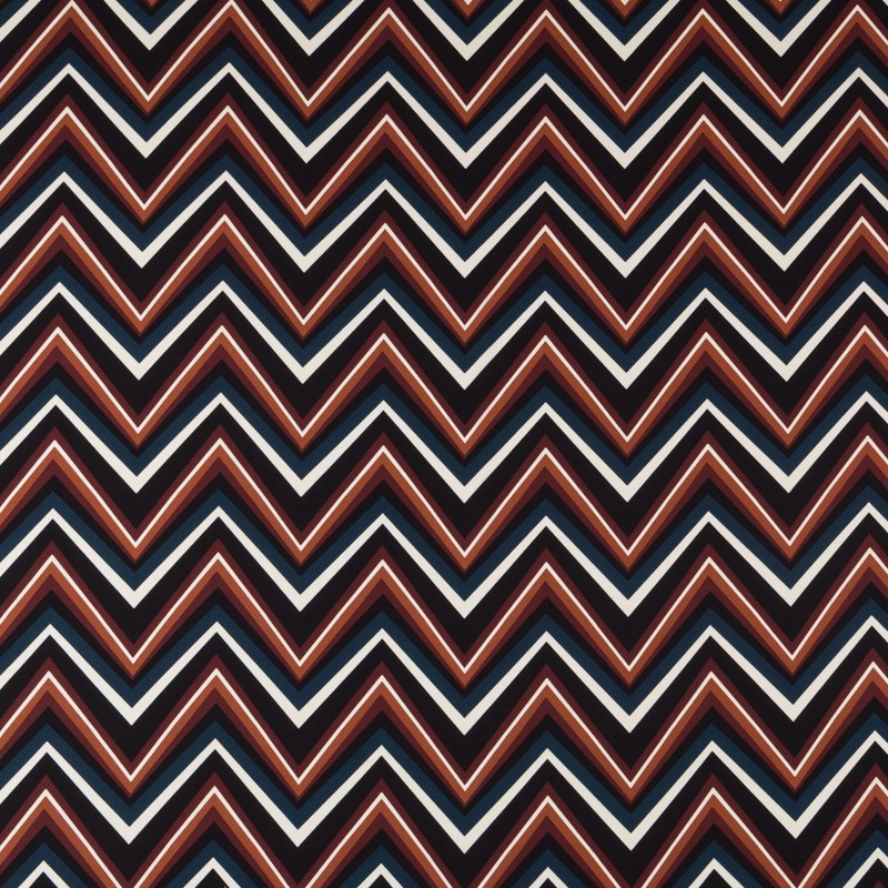 Crepe Marrocain Azteque Brique - Ribes y Casals