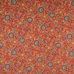 Crepe Marrocain Cachemire Brique - Ribes y Casals