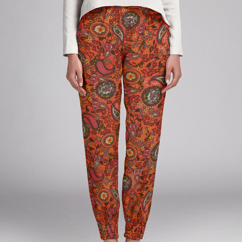 Crepe Marrocain Cachemire Brique - Ribes y Casals