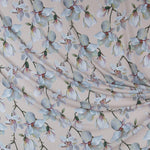 Crepe Marrocain Oeillets Beige - Ribes y Casals