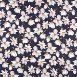 Crepe Marrocain Oeillets Violet - Ribes y Casals