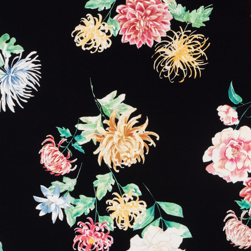 Crepe Marrocain Cretonne Noir - Ribes y Casals