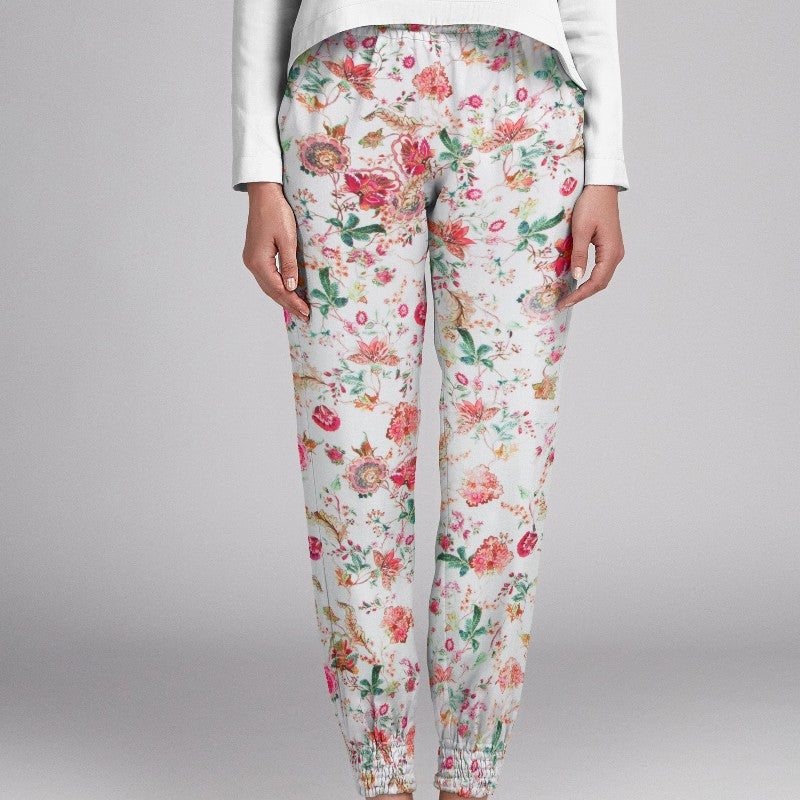 Crepe Marrocain Fleur Blanc - Ribes y Casals