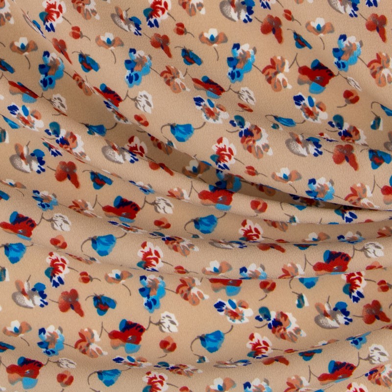 Crepe Marrocain Liberty Beige - Ribes y Casals