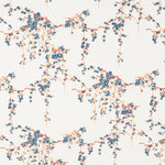 Crepe Marrocain Branches Blanc - Ribes y Casals