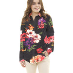 Crêpe Fleur Noire Maxi - Ribes y Casals