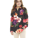 Crêpe Fleur Noire Maxi - Ribes y Casals