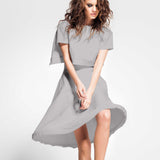 Tissu Crêpe Mode Gris Clair - Ribes y Casals