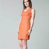 Tissu Crêpe Mode Orange - Ribes y Casals