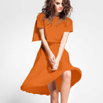 Tissu Crêpe Ocre Fashion - Ribes y Casals