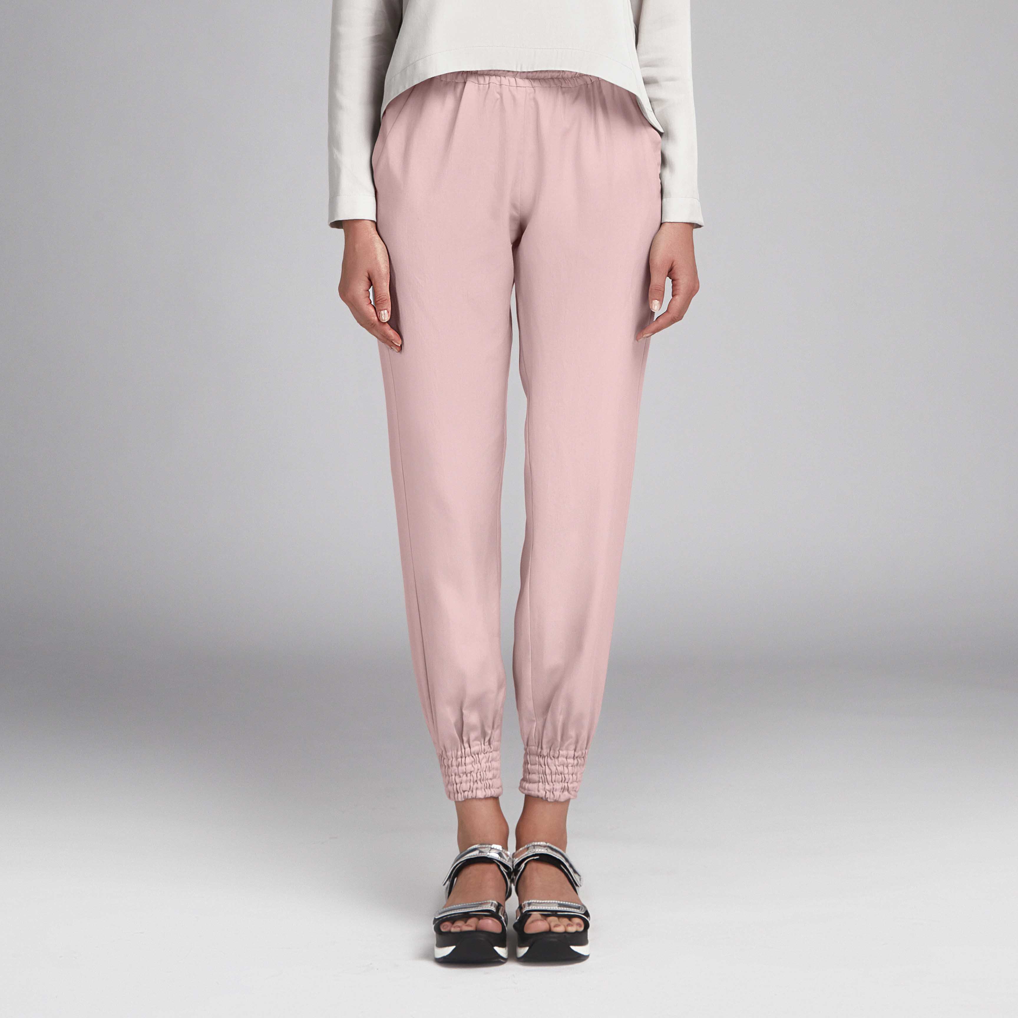 Tissu Crêpe Mode Rose Pâle - Ribes y Casals