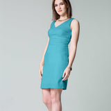 Tissu Crêpe Mode turquoise - Ribes y Casals