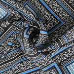 Crêpe Mosaïque Love Bleu - Ribes y Casals