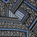 Crêpe Mosaïque Love Bleu - Ribes y Casals