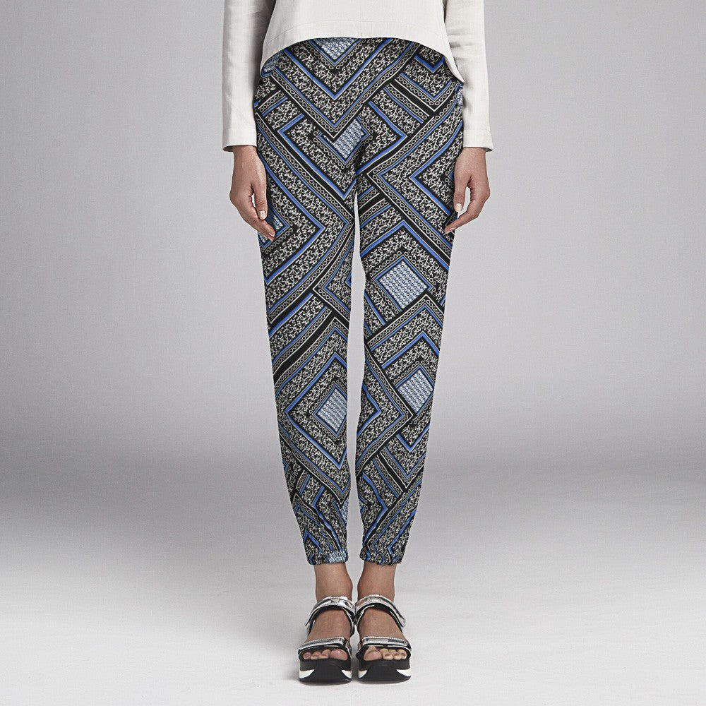 Crêpe Mosaïque Love Bleu - Ribes y Casals