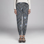 Crêpe Mosaïque Love Bleu - Ribes y Casals