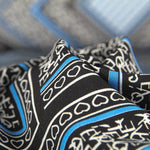 Crêpe Mosaïque Love Bleu - Ribes y Casals