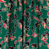 Crêpe Fleurs Japon Vert - Ribes y Casals