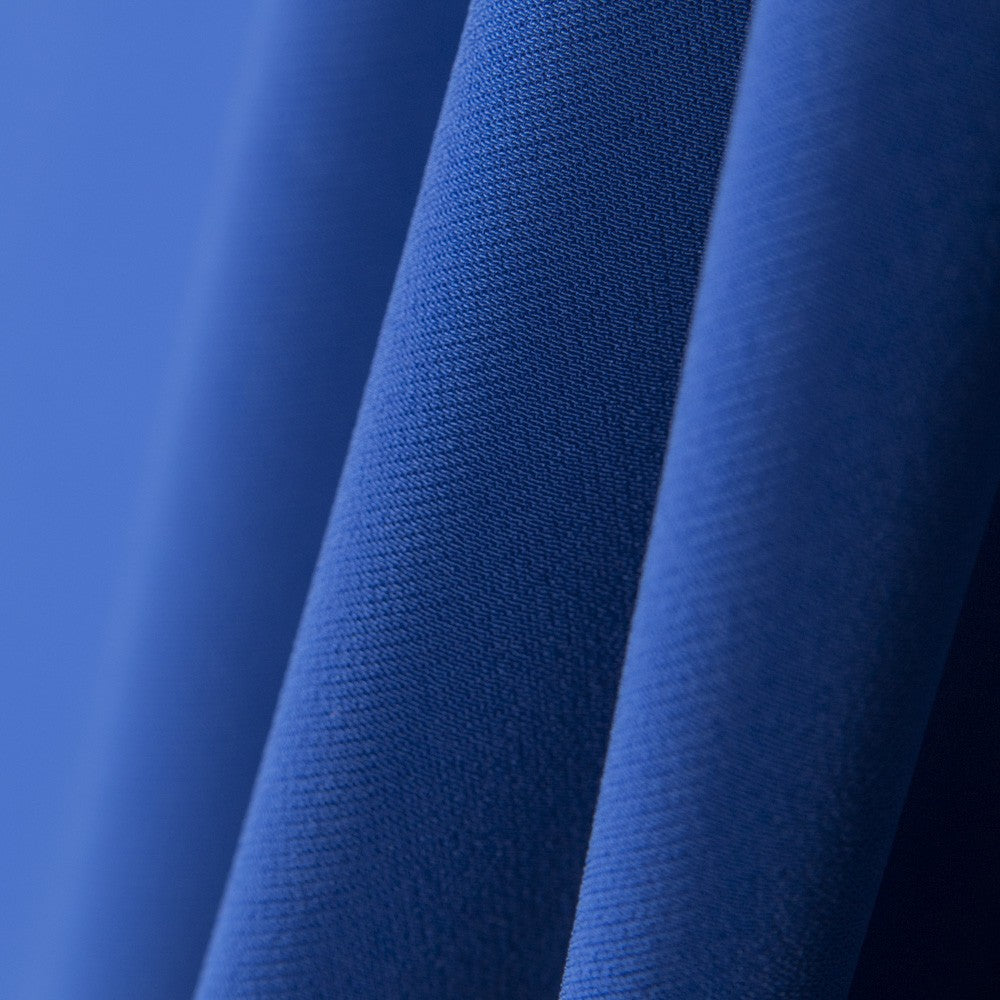 Crepe Polyester Bleu Soutenu - Ribes y Casals