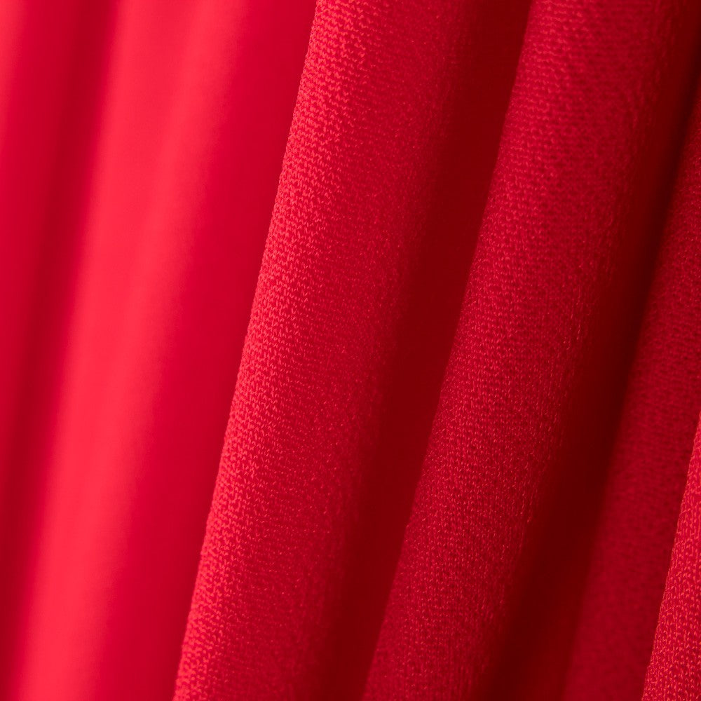 Jersey Crêpe Élastique Rouge - Ribes y Casals