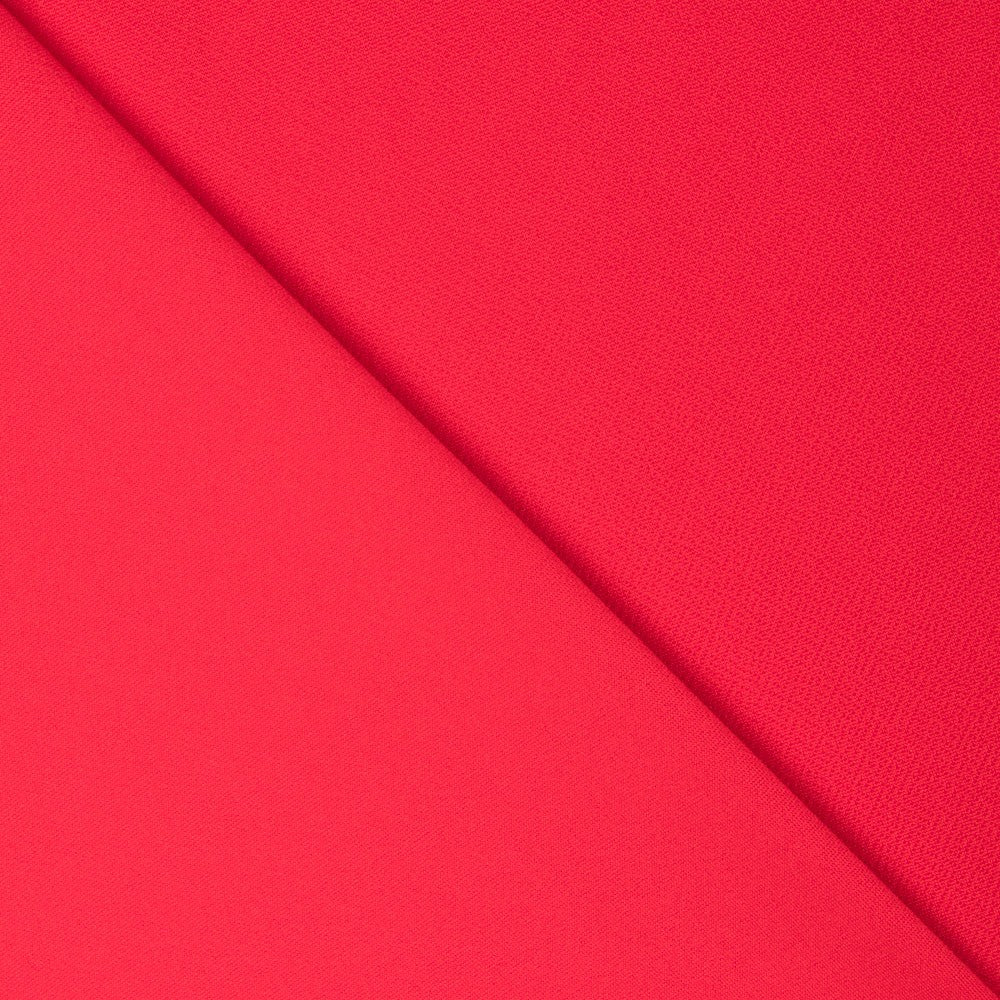Jersey Crêpe Élastique Rouge - Ribes y Casals