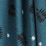 Crêpe Fleurs Japon Vert - Ribes y Casals