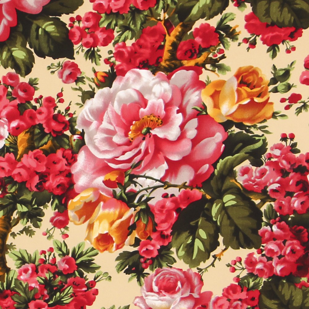 Crêpe Rosiers Beige - Ribes y Casals