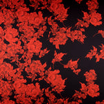 Crêpe Satin Asiatique Noir - Ribes y Casals