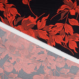 Crêpe Satin Asiatique Noir - Ribes y Casals