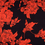 Crêpe Satin Asiatique Noir - Ribes y Casals