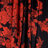 Crêpe Satin Asiatique Noir - Ribes y Casals