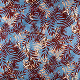 Crêpe Satin Oiseaux Bleu Clair - Ribes y Casals