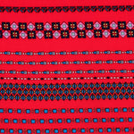 Crêpe De Satin Bordure Corail - Ribes y Casals