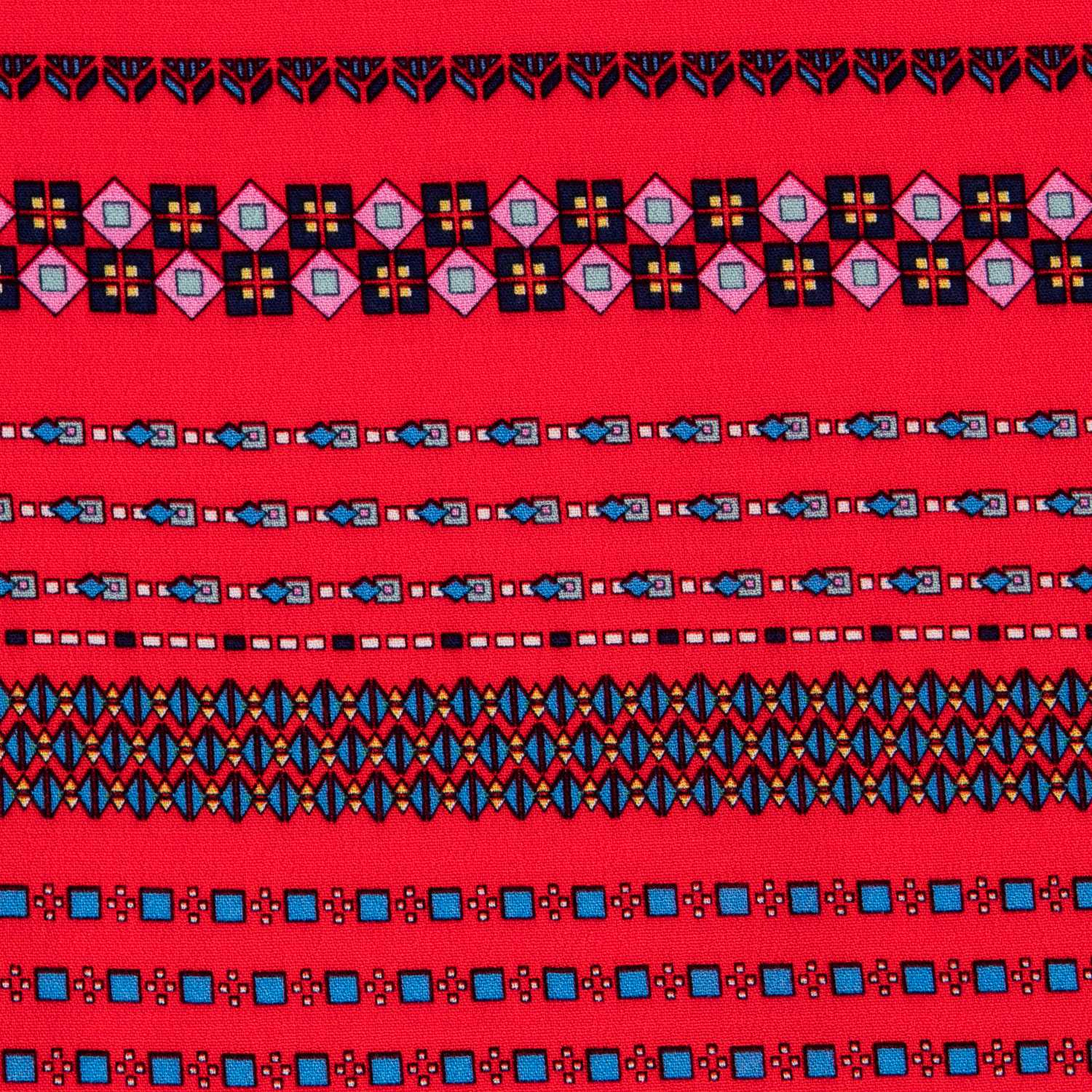 Crêpe De Satin Bordure Corail - Ribes y Casals