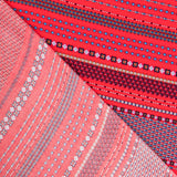 Crêpe De Satin Bordure Corail - Ribes y Casals